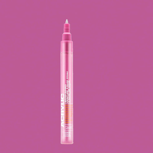Montana Acrylic Marker .7mm Extra Fine Tip - Shock Pink Light...
