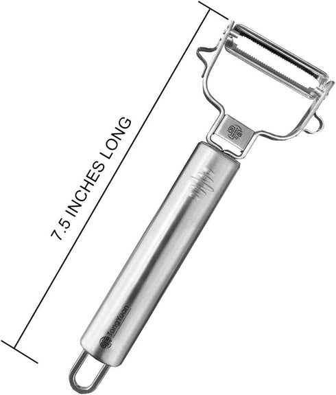 Fruits and Vegetables Peelers -Y Shape Swivel Potato Peeler-Stainless Steel Multifunctional Ultra Sharp Serrated Peeler-Great for Potatoes,Carrot,...