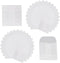 Antrader Glassine Envelopes for Stamps,50PCS 2x2 Inch Glassine Mini Lotto Lottery Ticket Holders Wedding Guest Favor Tissue Envelope Holder for Sc...