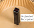Air fryer liners 8(in), 100pcs, disposible no mess non-stick, square paper liners free of harsh additives, unbleached, for microwave and airfryer ...