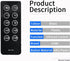 RC100 Replacement Remote Control for Edifier RC10D R2000DB R1280DB Soundbar Speaker Bookshelf Speakers...