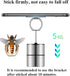 Bee Shape Style Alloy Color Paint Panel 360°Rotation Cell Phone Ring Holder Stand,Compatible for iPhone Samsung LG and Other Smartphones (Purple)...