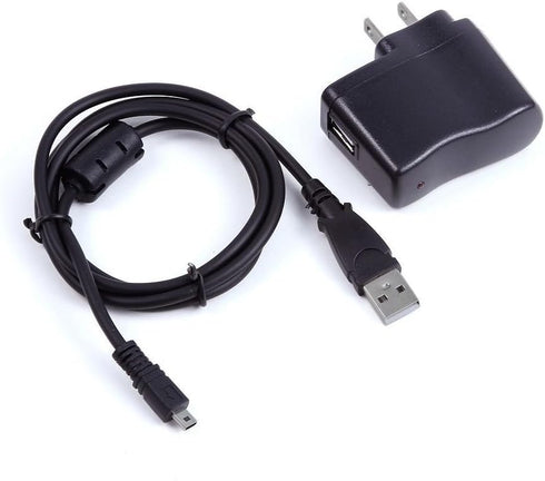in-Camera USB AC Power Adapter/Battery Charger + USB Cord for Panasonic DMC-SZ7 s...