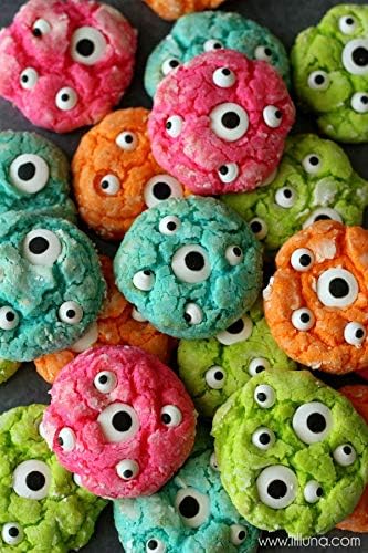 Candy Molds N More Edible Royal Icing Candy Eyes Cookie Decorations 7-16th inches, Quantity 84...