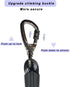 Short Dog Leash with Lockable Hook, Rope Traffic Leashes for Dogs, Nylon Reflective Heavy Duty Training Dog leashes for Medium Large Dogs(24 inch)...