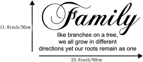 Family Like Branches on a Tree Wall Sticker Removable Home Decor Art Stickers (Family Tree)...
