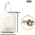 Black Canvas Tote Bag Embroidery Kit,Flowers Art Pattern,Cross Stitch Kits, Including Stamped Embroidery Bag with Hoops,Needle, Instruction Manual...