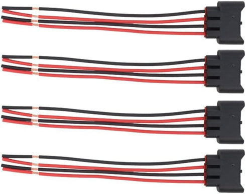 NewYall Pack of 4 Ignition Coil Female Connector Plug Harness Pigtail for HS250h Vibe Camry Corolla Highlander Matrix RAV4 Solara Prizm tC L4 2.4L...