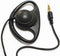 D Shape Earpiece Headset 3.5mm Single Side Earphone Hook Earbud for Tour Guide System Receiver Tablet Laptop PC Skype YouTube MP3/4 DVD......
