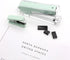 Clear Acrylic Stapler Mint Green Desktop Staple Remover Tool for Standard 24/6 or 26/6 Staples, Acrylic Office Desk Accessories for Women (Mint Gr...