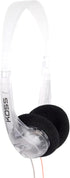 Koss CL/2 Clear Transparent On-Ear Headphone, Lightweight, 3.5mm Jack, 6 Foot Cord...