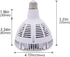 Aolyty 45w (85W Equivalent) PAR38 LED Bulb White 6000K 3500lm E26 Base 35 Degree Beam Angle Track Spotlight with Fan AC 120v (White)...