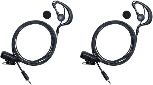 G Shape Earpiece Headset with Mic PTT Compatible with Cobra Microtalk Cx112 PX650 PX655 ACXT145 ACXT1035r ACXT545 RX385 RX685 Walkie Talkie Two Wa...