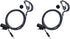 G Shape Earpiece Headset with Mic PTT Compatible with Cobra Microtalk Cx112 PX650 PX655 ACXT145 ACXT1035r ACXT545 RX385 RX685 Walkie Talkie Two Wa...