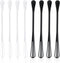 8 PCS Multifunctional Mini Whisk Mini Spoon Small Whisks 2 in 1 Whisk Utensil Mini Sugar Spoon Silcone Whisks Set Non Scratch Coated Kitchen Whisk...