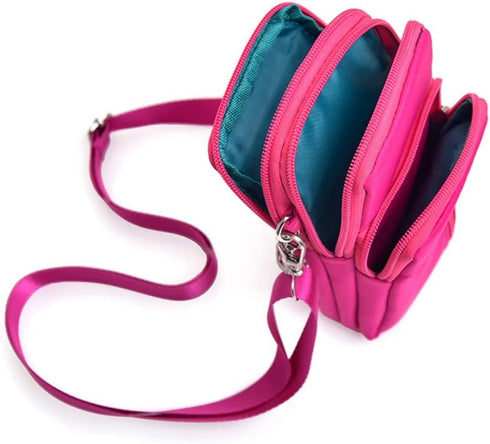 Mobile Phone Purses Bag,Waterproof Crossbody Phone Wallet Case, Cellphone Crossbody with Shoulder Strap,Outdoor Sweat-Proof Running Armbag,Crossbo...