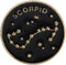 Zodiac Sign Constellation Brooch Astrology Horoscope Birthday Gift for Women Man Astrology Enamel Pins for Birth...