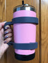 4 PCS Eco-Friendly Non-Slip Silicone Coaster for 20 oz, 30 oz Tumbler (Brown 70mm)...