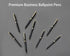 8 Pack Ballpoint Pens, Premium Retractable Metal Ballpoint Pen, Medium Point 1.0mm Black Ink Pen for Home School Work Office Supplies, Matte Black...