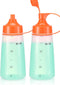 Squeeze Bottles Wide Mouth - Pack of 2 Condiment Bottle Squeeze BPA free for Chunky Sauces, Resin, Crafts, Condiment Squeeze Bottles 300 mL/10 oz....
