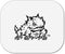 Texas Christian Horned Frog Curbee Stencil - TCUOOS-603...