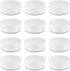 20Pack Round Clear Frosted Plastic Bead Storage Containers Box Case with Screw Top Lids,Cylinder Stackable Bead Containers for Make Up,Eye,Pills,G...