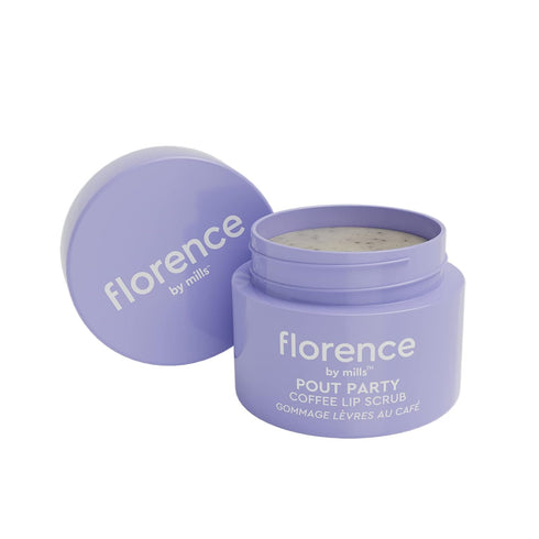florence by mills Pout Party Coffee Lip Scrub, 0.52 oz/ 15g...