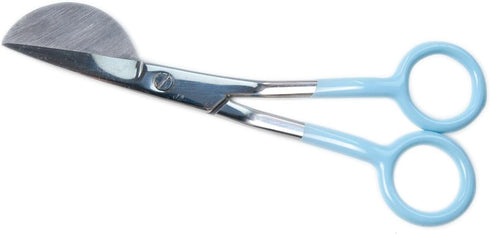 Duckbill Scissors, 6" Duckbill Shears For Art, Crafting, Fabric, Thread, Needlework and Embroidery (Blue)...