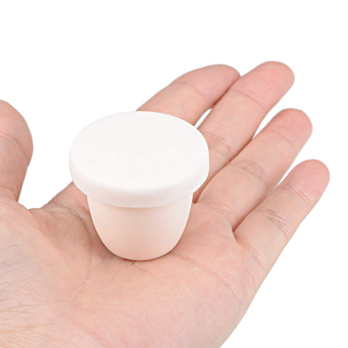uxcell Corundum Alumina Crucible Heating Container Cup Pot 10ml with Lid for Foundry Worker Kilns Melting Casting Refining Lab Supply Gold Melt...