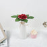 Fake Leaves for Roses Decorations, 80pcs Bulk Green Rose Leaves with Stems for DIY Wedding Bouquets Centerpieces Party Decorations Rose Vine Wreat...