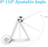 Mayten Foldable Desk Cell Phone Stand Adjustable iPhone iPad Holder Stand,Compatible for iPhone 14Pro 14Plus 13 12Pro Max 11 SE XS XR 8 7 6,Switch...