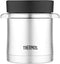 Thermos Food Jar with Microwavable Container, 12-Ounce, Stainless Steel...