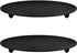 YYaaloa 2 pcs Black Decorative Iron Plate Candle Holder 4.33'' Candle Stand Candle Plate for LED & Wax Candles, Incense Cones, Spa, Weddings (Blac...