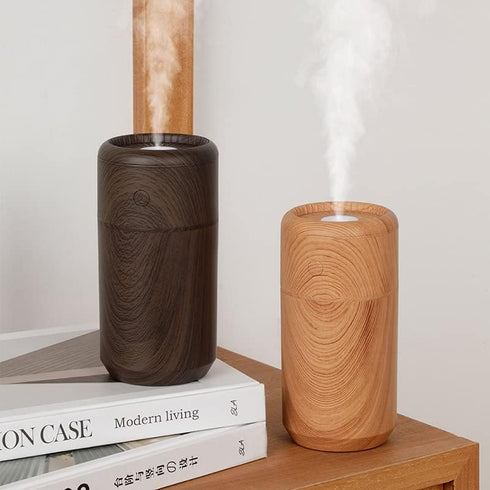 Room Humidifier, LED Colorful 350ml Aroma Diffuser Air Humidifier USB Ultrasonic Humidifier Essential Oil Diffuser for Home Office Humidifier (Col...