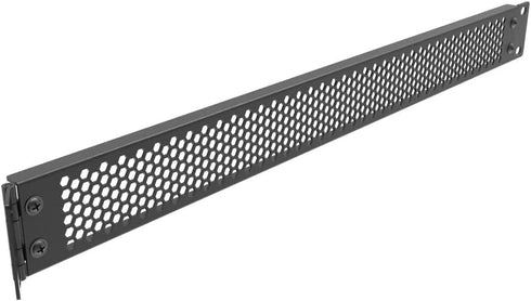 Jingchengmei 1U Hinged Perforated Blank Panel - Steel Rack Mount 1U Spacer Panel for 19-Inch Network Cabinet or Server Rack Enclosure Black...