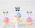 Unicorn Cupcake Toppers Cake Decoration for Unicorn Themed Baby Shower Gender Reveal Party Supplies- Set of 24...