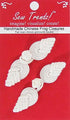 Chinese Frogs Button Closures Hook & Eye Fastener - Sewing Quilting Renaissance Dance Hawaiian Bridal Costumes Outfit Drapery Home Decor-White-Pin...