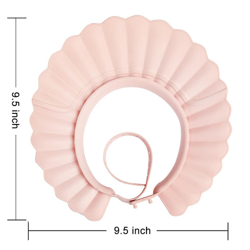 Baby Shower Cap Bath Visor Protection Silicone Adjustable Safe Shower Bathing Cap for Infants Toddler Baby Kids Children (6 Months-12 Years old/15...