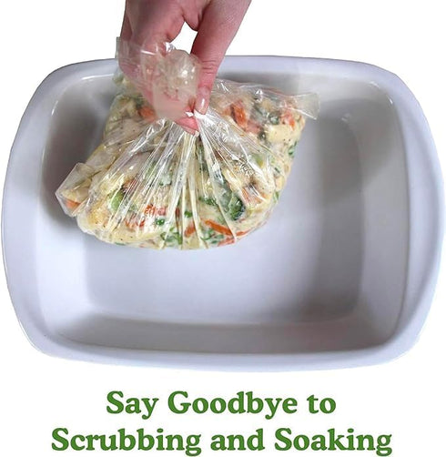 Regency Wraps Baking Dish Buddies, Non-Stick Liners For Mess-Free Casseroles Dishes, Baking Sheets, Glass, Metal and Ceramic Baking Pans, Clear, 1...