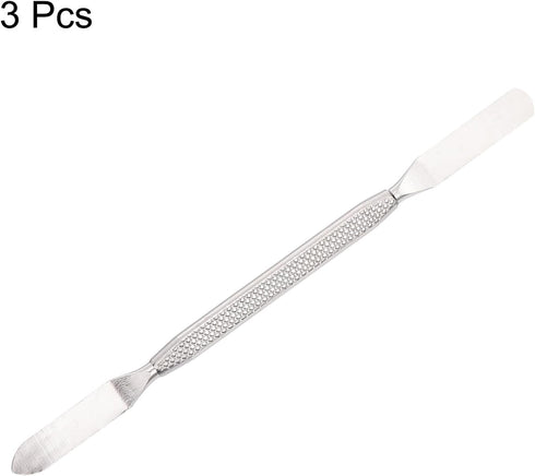 MECCANIXITY 3pcs Metal Spudger Mini Crowbar Flat Head Stainless Steel Pry Bar Opening Tools for Mobile Phone Disassembly Repair 4.5x0.25...