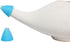 Ceramic Neti Pot Premium Handcrafted, Nose Cleaner for Sinus Dishwasher Safe with 2 Silicone Nozzle Tip, 225 Ml Capacity - White Color...