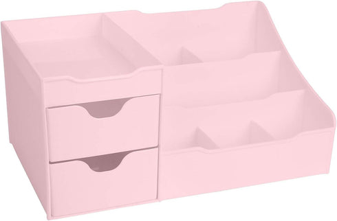 Mantello Bathroom Organizer Countertop- Make Up Organizers and Storage- Bathroom Counter Organizer and Skin Care Organizer, Makeup Organizer for V...
