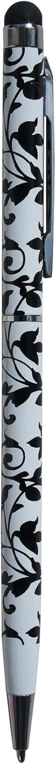 Lissom Design Deluxe Stylus Pen, 5.37 x 4.37-inches, Damask......