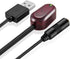 IR Repeater Hidden Infrared Remote Extender System 1 Receiver 4 Emitters Control Kit USB Adapter for Amplifier Cable Box Satellite TV Receiver CD ...