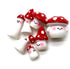 7pcs Red Mini Mushrooms Crafts Little Fairy Garden Mushrooms Tiny Resin Mushroom Decor Fake Mushroom Miniatures Statue for Bonsai Micro Landscape ...