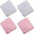 4PCS 5x4.5cm White and Pink Plastic Shower Curtain Clip Wind and Splash Clip Suitable for Fixing Shower Curtains and Bed Linen and Memo Pad...