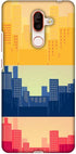 AMZER Slim Fit Handcrafted Designer Printed Snap On Hard Shell Case Back Cover with Screen Cleaning Kit Skin for Nokia 7 Plus - Colombia Flag- Cit...