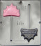 Crown "Princess" Lollipop Chocolate Candy Mold 3417...