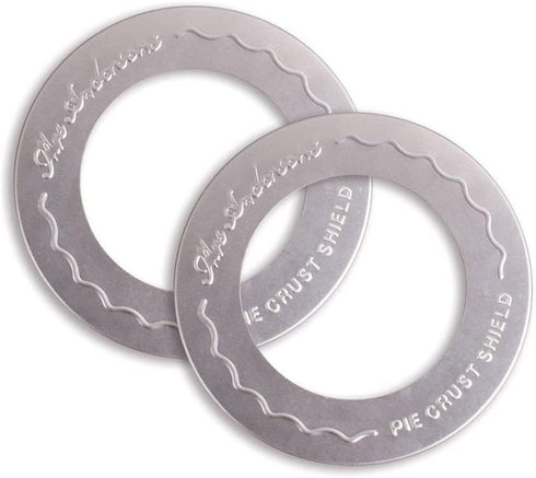 Mrs. Anderson's Baking Individual Pie Crust Protector Shields, For Mini Pies and Pot Pies, 1 Set of 2 Pie Shields...