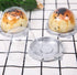 Hewnda 50 Pack 2 Inch of Clear plastic mini cake box muffins box cookies cookies muffins dome box wedding birthday gift box (silver)...